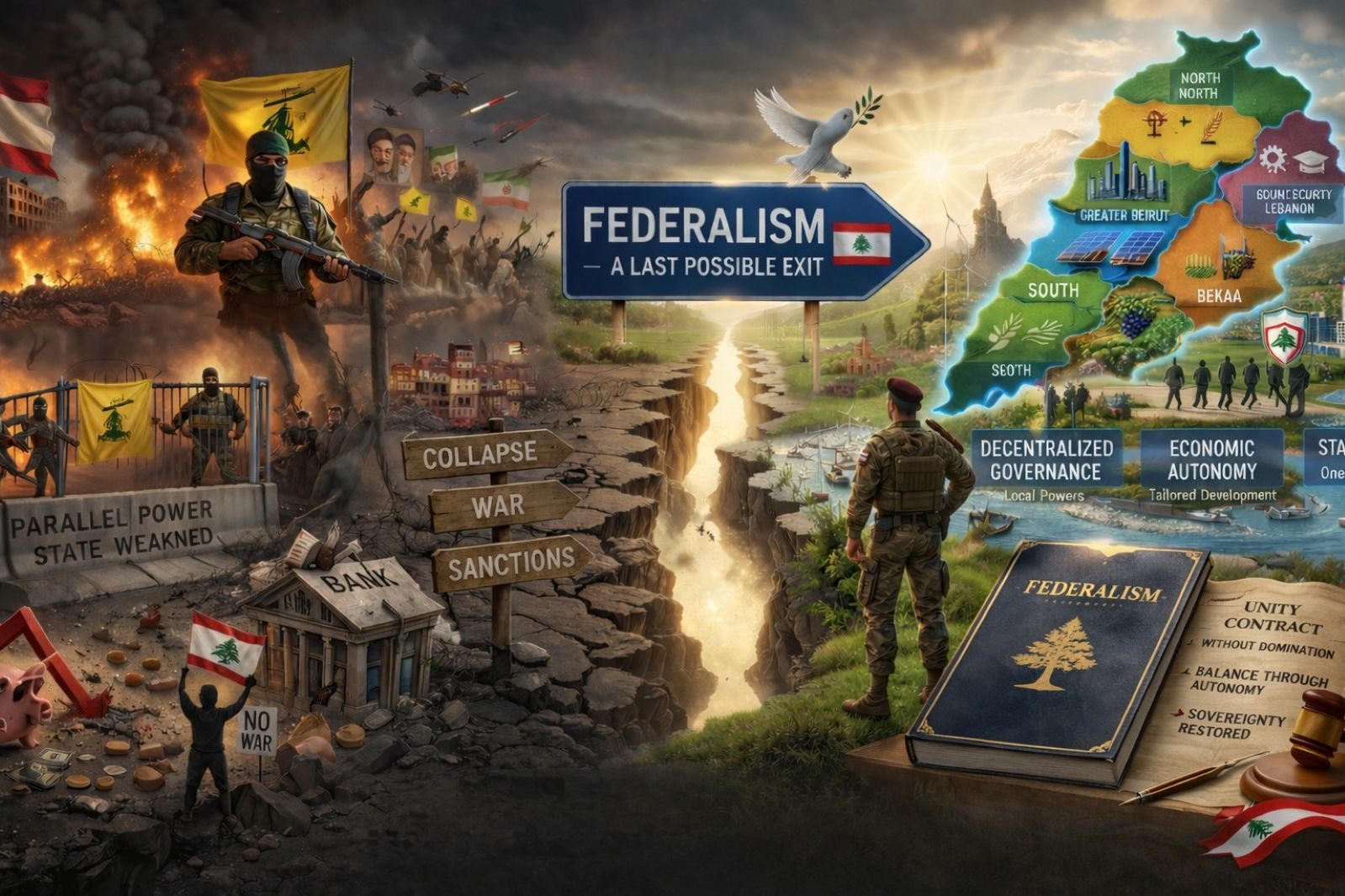 Beyond Cohabitation: Why a Federal Future May Be Lebanon’s Last Possible Exit