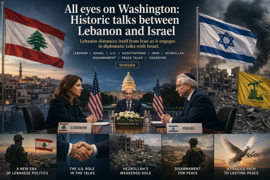 All eyes on Washington: Historic talks between Lebanon and Israel